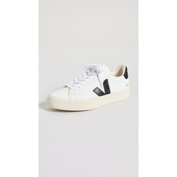 Veja Campo Sneaker in Extra White & Black 38 7 Ne with Box Womens Athletic SHoes - Picture 5 of 15